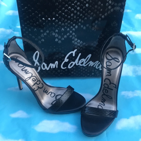 Sam Edelman Shoes - 🆕 Sam Edelman Snake Print Pump Sandal